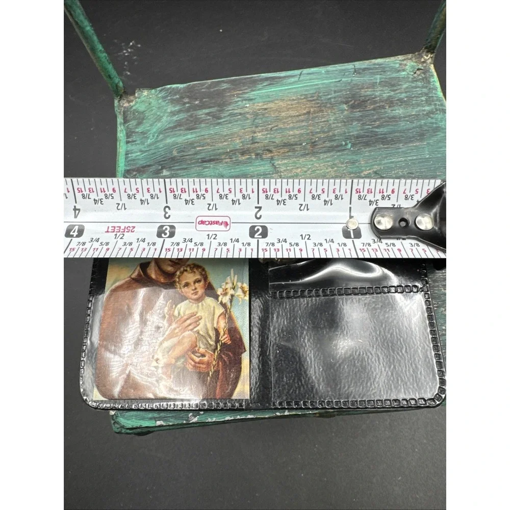 Vintage HTF Pocket Folder St Joseph And Child of Jesus Prayer Medal